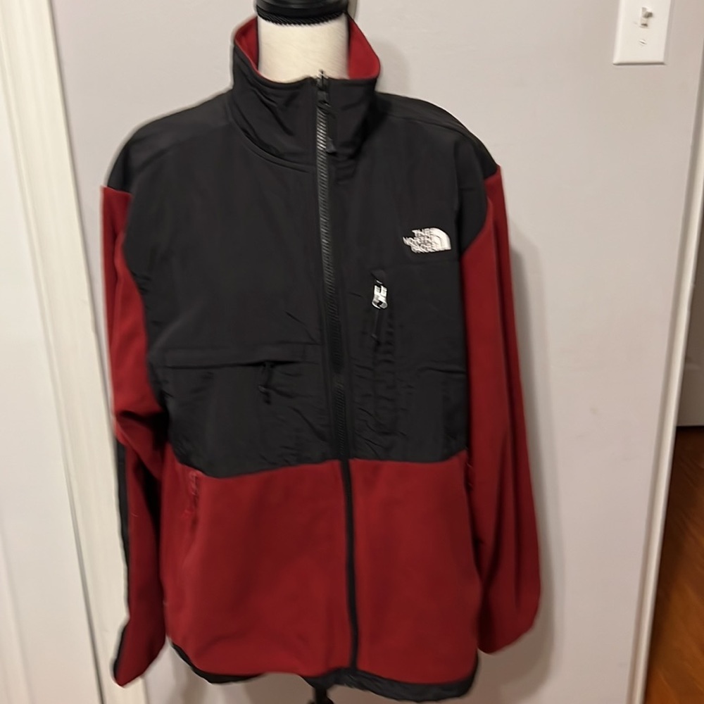 The North Face Burgundy/Black Summit Series Jacket Large